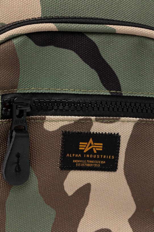 Ledvinka Alpha Industries Label Messenger Bag S zelená 156941