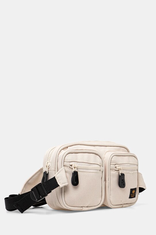 Malá taška Alpha Industries Label Waist Bag 156943 béžová SS25