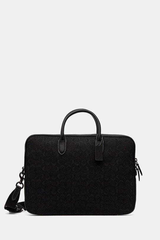 Сумка Coach узор чёрный CAK97