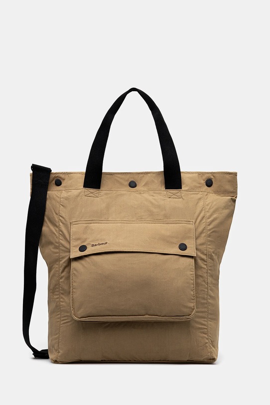 Bavlnený batoh Barbour Barbour Transport 3 Way Tote/Backpack Bag jednofarebný zelená UBA0740