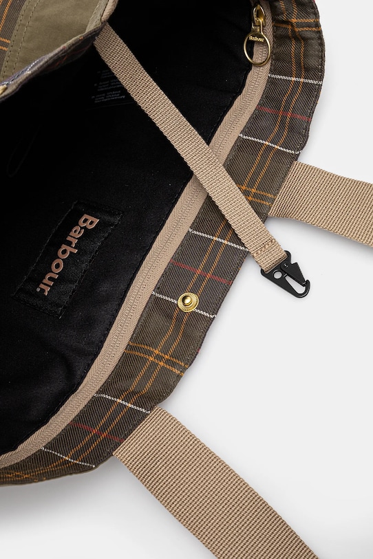 Barbour táska Barbour Transport Patchwork Tote Bag UBA0741 zöld