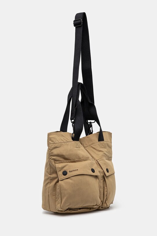 Bavlnená taška Barbour Barbour Transport Carry All Tote Bag UBA0744 zelená SS25