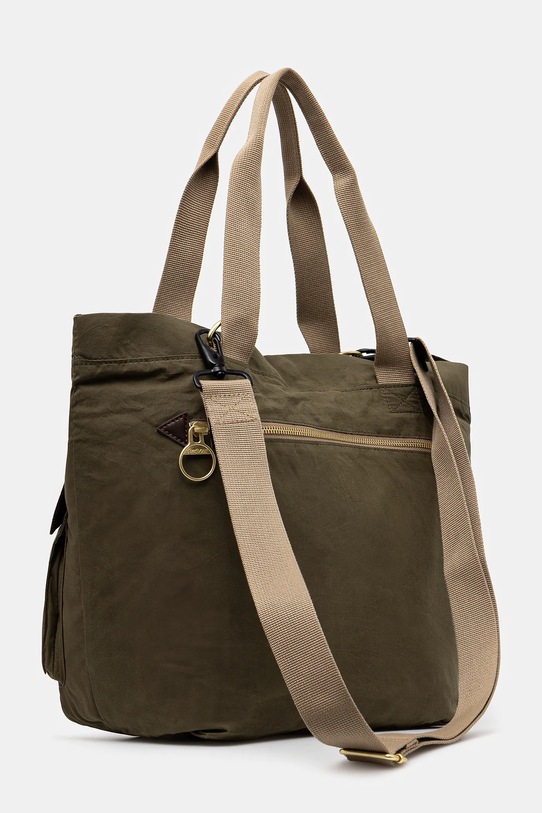 Akcesoria Barbour torba bawełniana Barbour Transport Carry All Tote Bag UBA0744 zielony