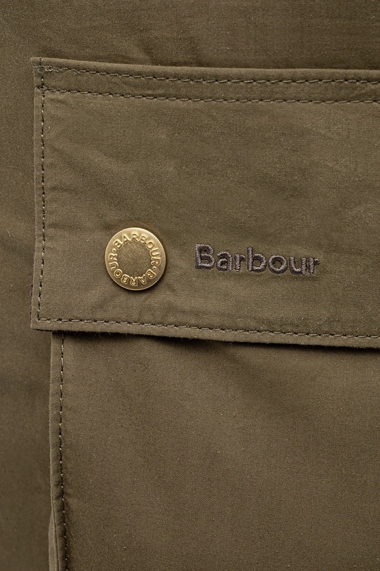 Barbour plecak bawełniany Barbour Transport Foldover Backpack Bag zielony UBA0746