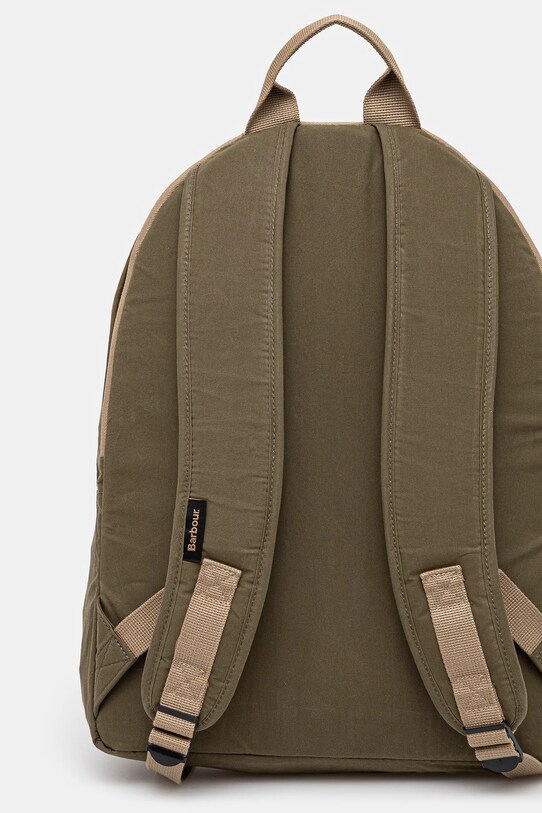 Accesorii Barbour rucsac din bumbac Barbour Transport Zip Closure Backpack Bag UBA0747 verde
