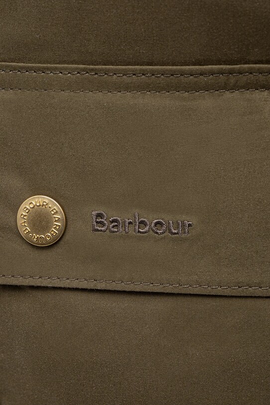 Barbour rucsac din bumbac Barbour Transport Zip Closure Backpack Bag verde UBA0747