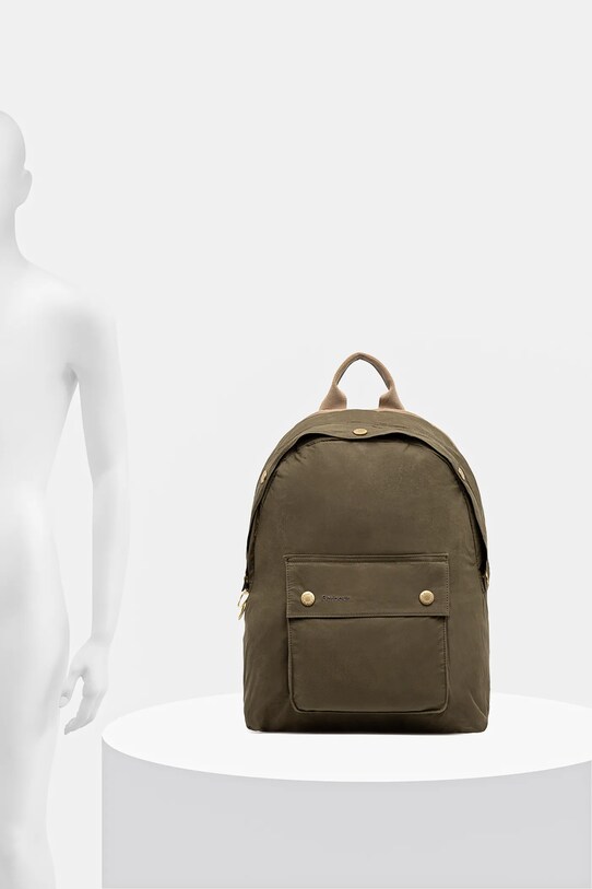 Barbour rucsac din bumbac Barbour Transport Zip Closure Backpack Bag UBA0747
