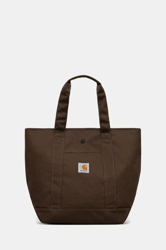Carhartt WIP borsa Jakob Tote Bag semplice marrone I034593.2LSXX