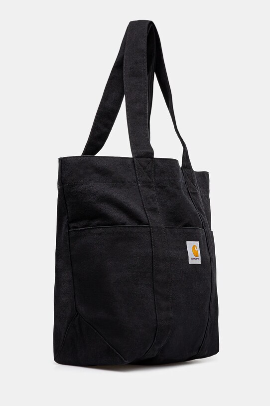 Βαμβακερή τσάντα Carhartt WIP Parker Tote Bag I034595.89XX μαύρο SS25
