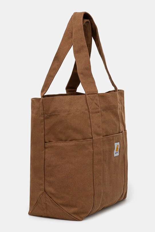 Τσάντα Carhartt WIP Parker Tote Bag I034595.HZXX καφέ SS25