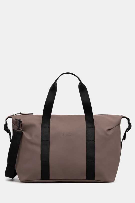 Rains borsa Hilo Weekend Bag Small W3 semplice marrone 14220.110