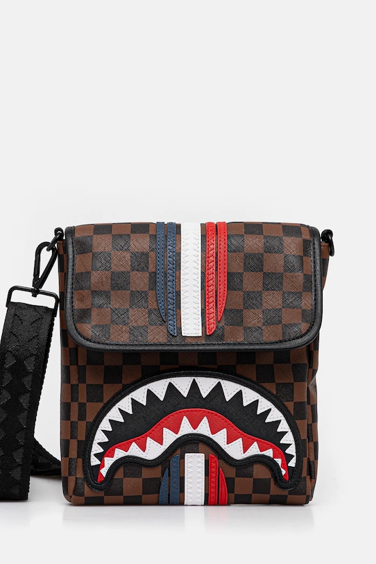 Sprayground borseta nu incape in A4 maro 910B7489NSZ