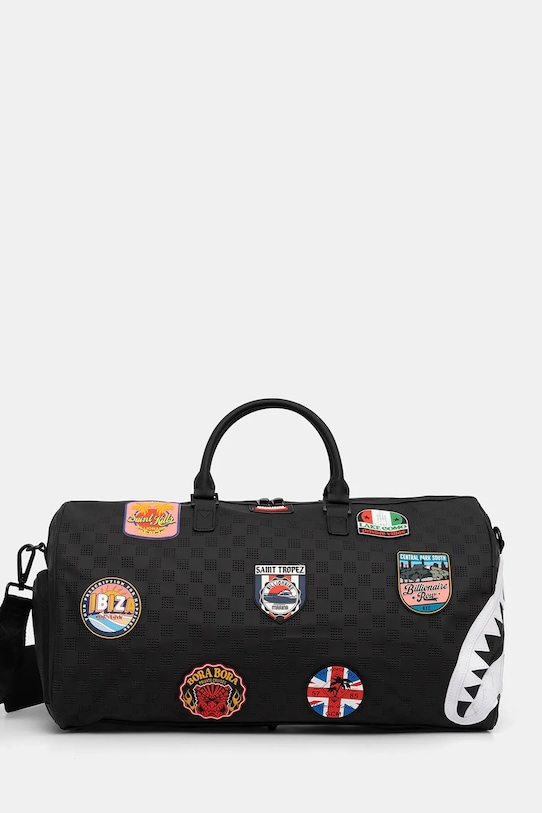 Sprayground borsa applique nero 910D7433NSZ