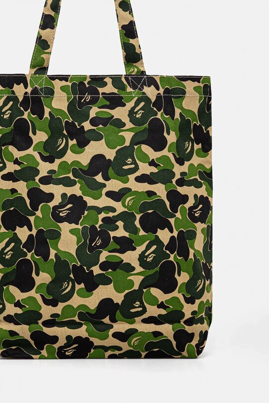 Akcesoria A Bathing Ape torba ABC camo tote bag 1K80189010 zielony