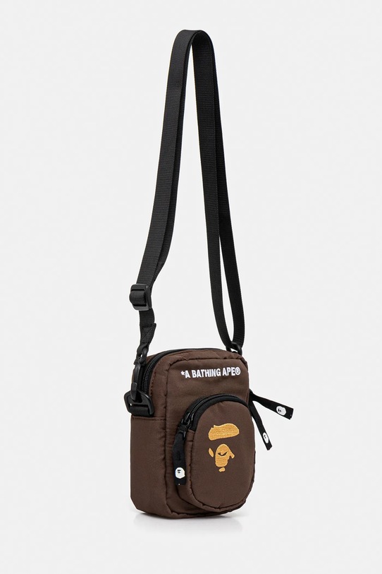 A Bathing Ape saszetka APE head mini bag 1L30190006 brązowy SS25