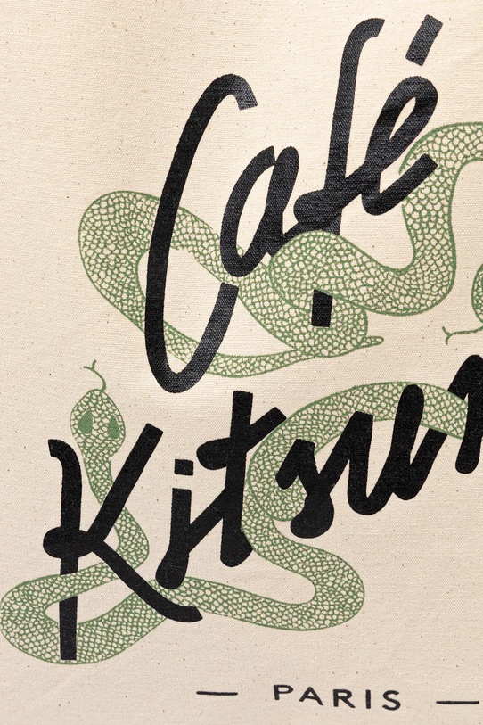 Café Kitsuné torba bawełniana Tote Bag beżowy OU05107WB0013