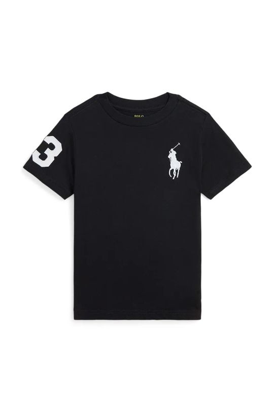 Detské bavlnené tričko Polo Ralph Lauren bavlna čierna 322832907055