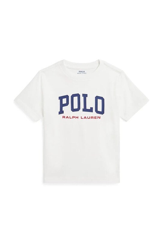 Polo Ralph Lauren tricou de bumbac pentru copii print alb 322958159002