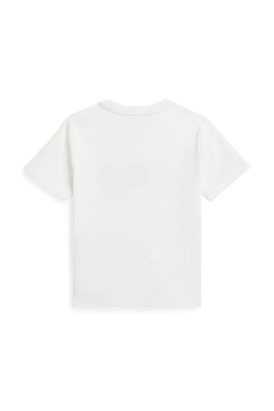 Polo Ralph Lauren tricou de bumbac pentru copii 322958159002 alb SS25