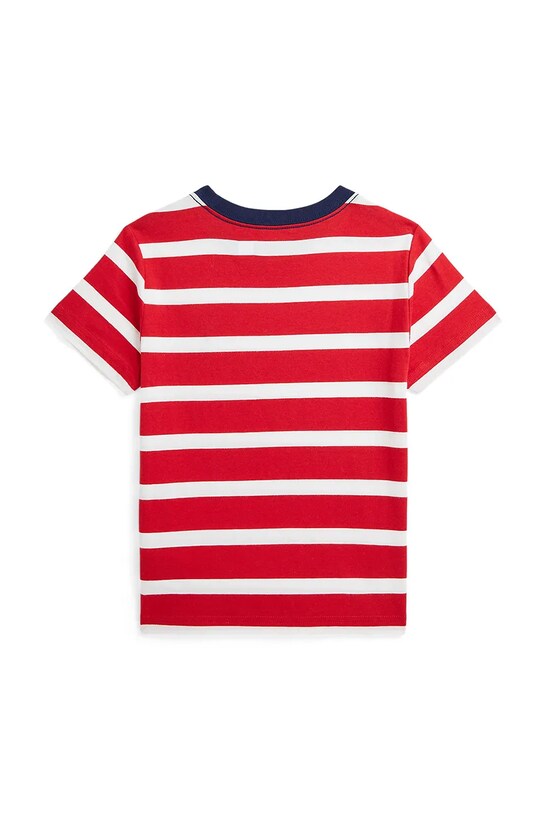 Детская хлопковая футболка Polo Ralph Lauren 322958170001 красный SS25