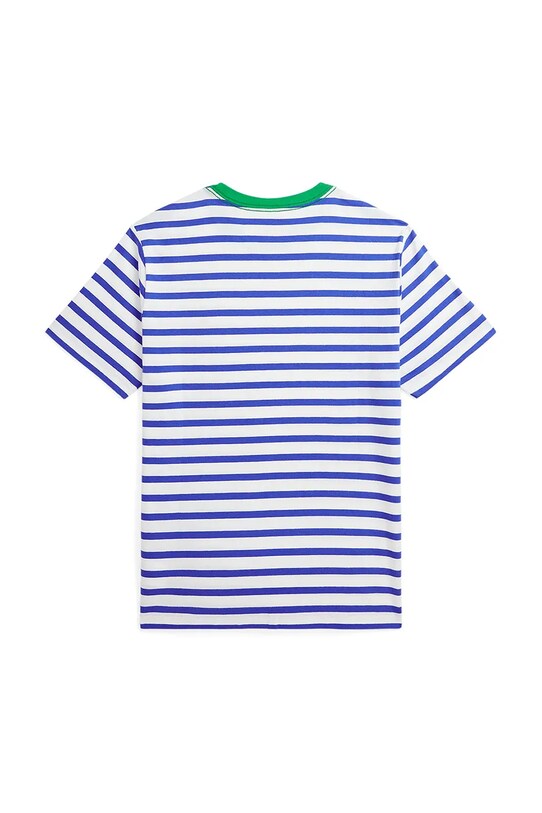 Detské bavlnené tričko Polo Ralph Lauren 323958169001 modrá SS25