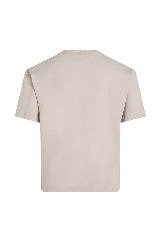 Chłopiec Calvin Klein Jeans t-shirt bawełniany dziecięcy 0 IB0IB02361.PPYA beżowy