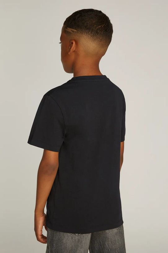 Calvin Klein Jeans tricou de bumbac pentru copii 0 negru IB0IB02362.PPYA