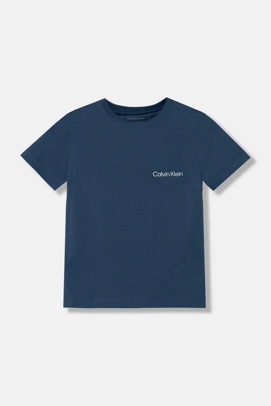 Детская хлопковая футболка Calvin Klein Jeans 2 шт тёмно-синий IB0IB02363.104.116.PPYA