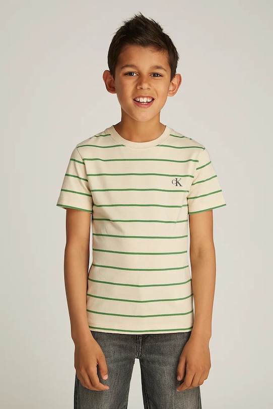 Детская хлопковая футболка Calvin Klein Jeans 2 шт IB0IB02364.104.116.PPYA