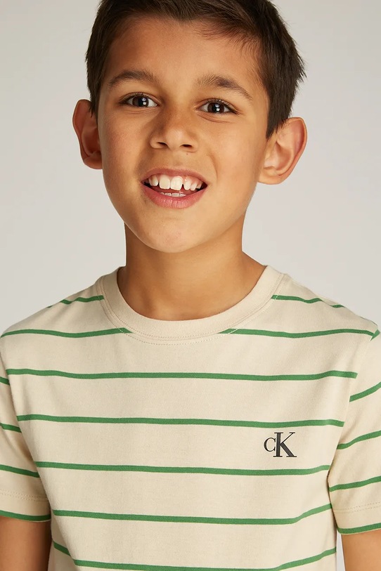 Детская хлопковая футболка Calvin Klein Jeans 2 шт IB0IB02364.104.116.PPYA