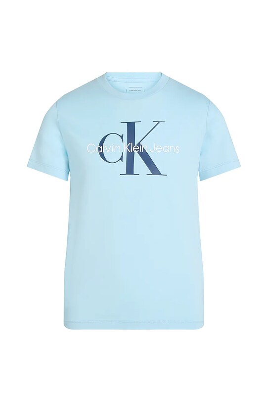 Calvin Klein Jeans tricou de bumbac pentru copii 0 IU0IU00676.128.176.PPYA albastru SS25