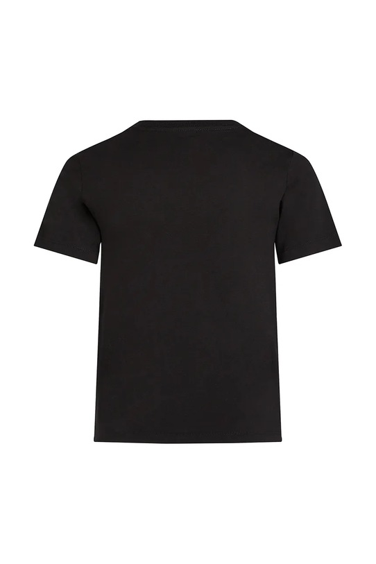Băieți Calvin Klein Jeans tricou de bumbac pentru copii 0 IU0IU00678.104.116.PPYA negru