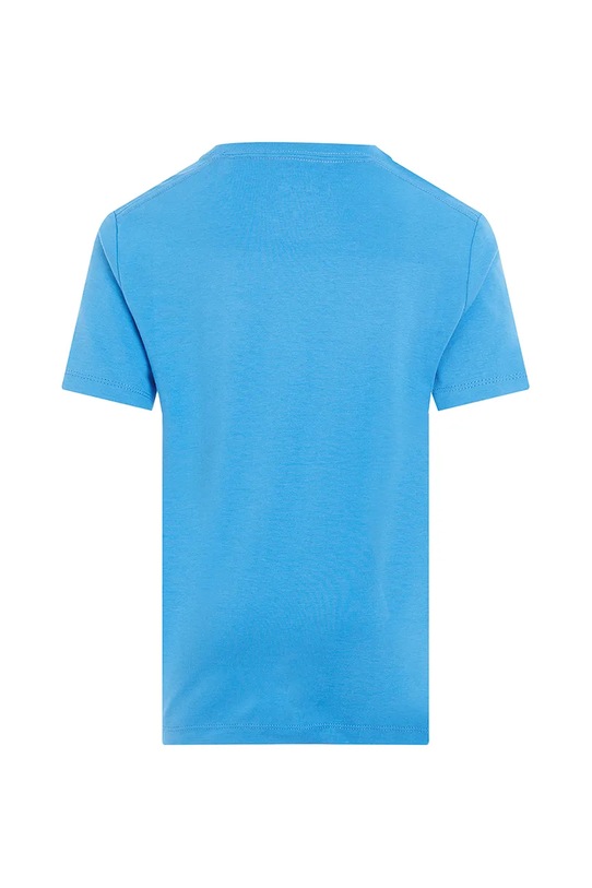 Chłopiec Calvin Klein Jeans t-shirt bawełniany dziecięcy 0 IU0IU00678.128.176.PPYA niebieski
