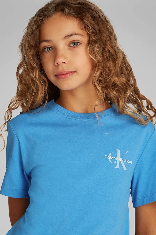 Calvin Klein Jeans t-shirt bawełniany dziecięcy 0 IU0IU00678.128.176.PPYA