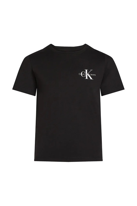 Dětské bavlněné tričko Calvin Klein Jeans 0 IU0IU00678.128.176.PPYA černá SS25