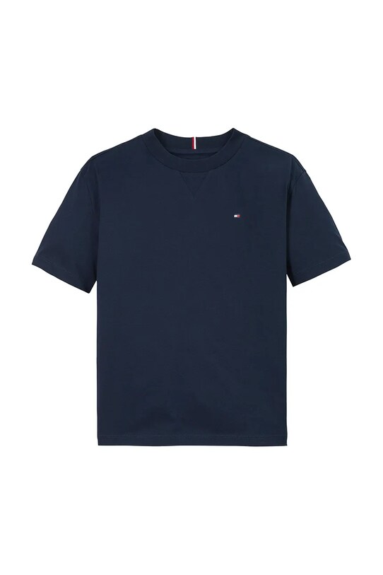 Дитяча бавовняна футболка Tommy Hilfiger KB0KB09601.74.122.PPYA темно-синій SS25