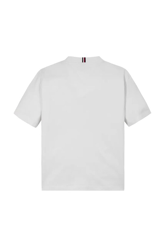 Мальчик Детская хлопковая футболка Tommy Hilfiger KB0KB09601.128.176.PPYA белый