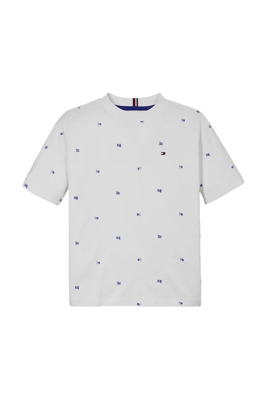 Tommy Hilfiger tricou de bumbac pentru copii KB0KB09353.98.122.PPYA alb SS25