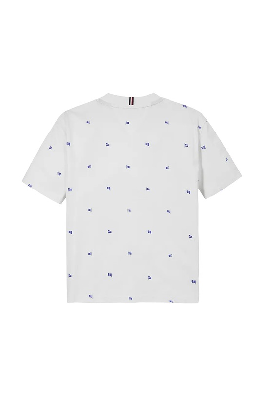 Băieți Tommy Hilfiger tricou de bumbac pentru copii KB0KB09353.128.176.PPYA alb