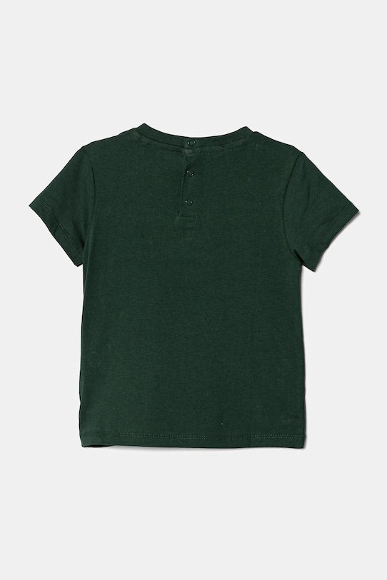 Детская хлопковая футболка Guess I5RI00.K8HM4.PPYA зелёный SS25