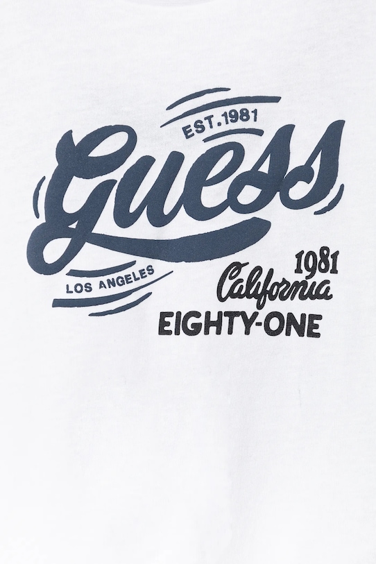 Хлопчик Бавовняна футболка для немовлят Guess I5RI01.K8HM4.PPYA білий