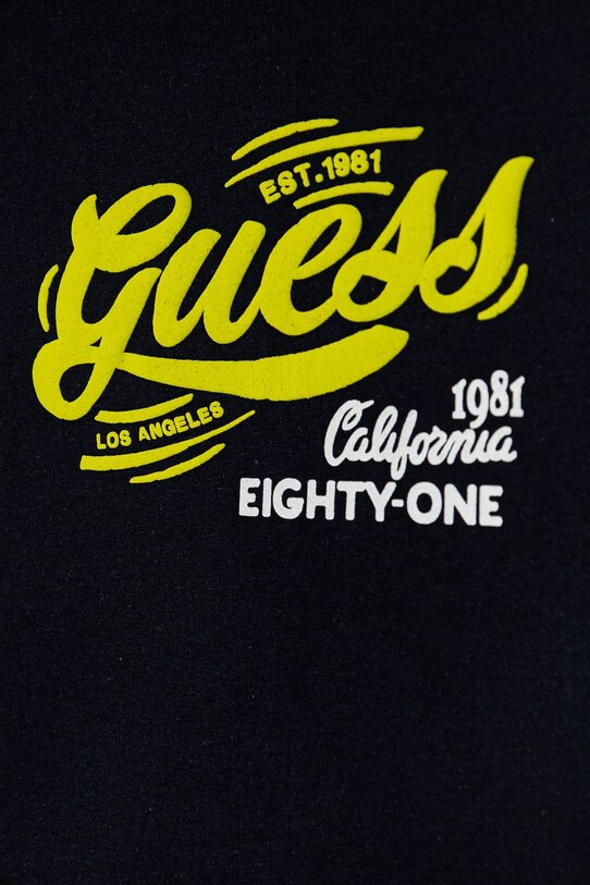 Chłopiec Guess t-shirt bawełniany niemowlęcy I5RI01.K8HM4.PPYA granatowy