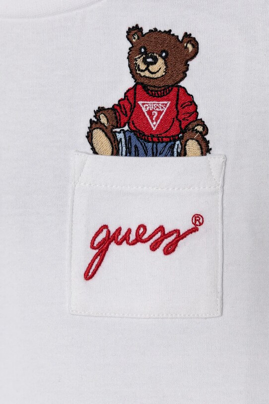 Хлопчик Бавовняна футболка для немовлят Guess I5RI03.I3Z14.PPYA білий