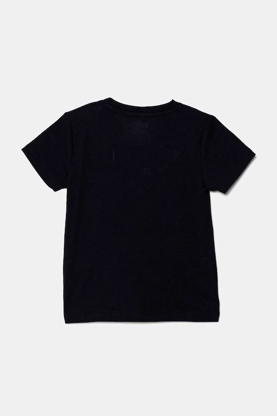 Guess t-shirt bawełniany niemowlęcy I5RI03.I3Z14.PPYA granatowy SS25