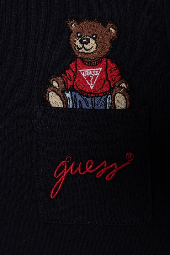 Chłopiec Guess t-shirt bawełniany niemowlęcy I5RI03.I3Z14.PPYA granatowy
