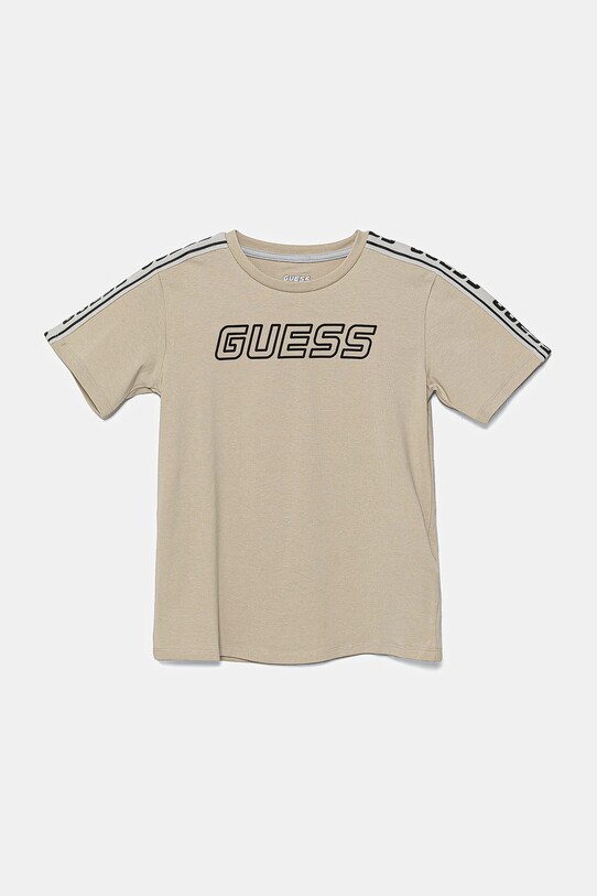 Дитяча футболка Guess аплікація бежевий L4YI50.J1314.PPYA