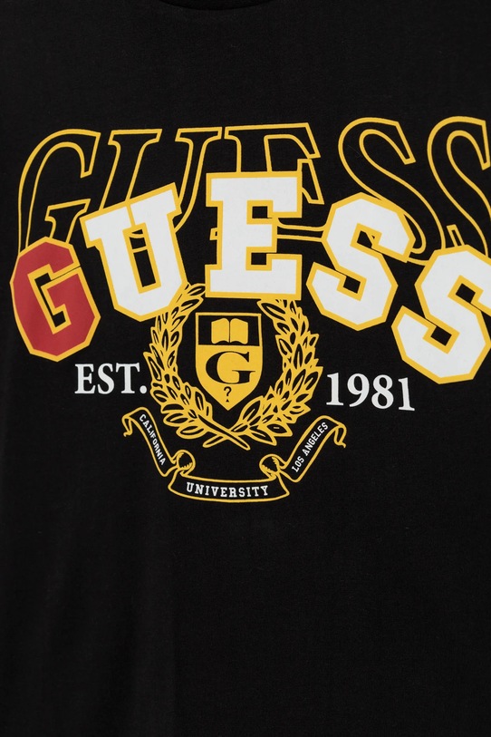 Fiú Guess gyerek pamut póló L5RI02.K8HM4.PPYA fekete