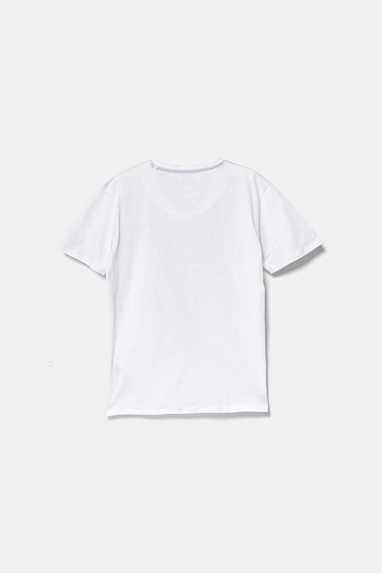 Αγορίστικα Παιδικό βαμβακερό μπλουζάκι Guess L5RI17.K8HM4.PPYA λευκό