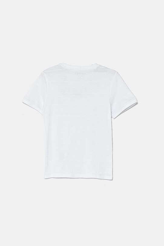 Детская хлопковая футболка Guess L5RI19.KCM20.PPYA белый SS25