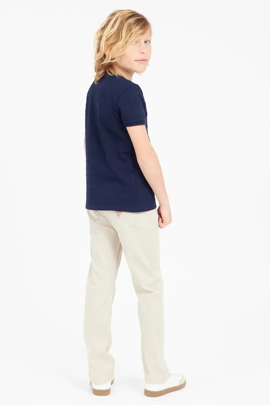 Guess tricou de bumbac pentru copii L5RI19.KCM20.PPYA bleumarin